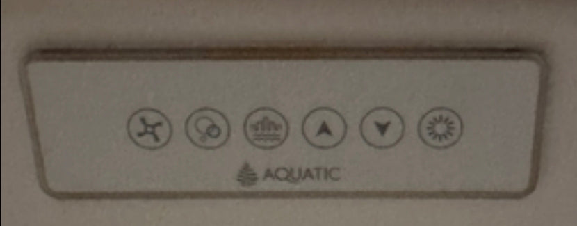 Aquatic Bath Infinity 6 Button Keypad
