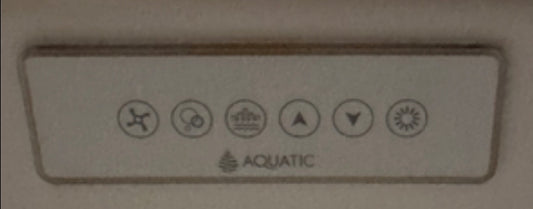 Aquatic Bath Infinity 6 Button Keypad
