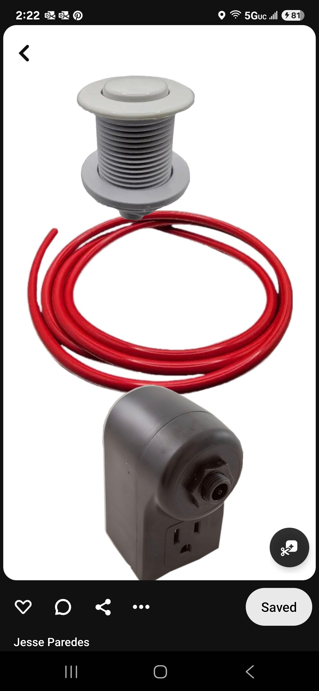 CAST-201-01-01-04B Air Activated Blower Controller BALBOA WATER GROUP