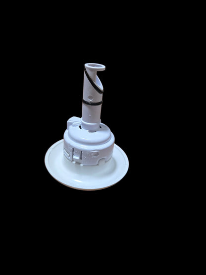 Balboa 24328-CW 3-inch Smooth Round Pulsating Whirlpool Bath Jet Insert White