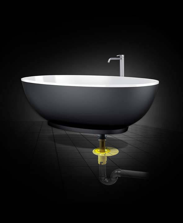 Drop-In Drain for Freestanding Tub | PVC Rough-In Kit