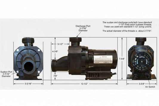 NR4A-C Gemini Plus II Pump - Balboa