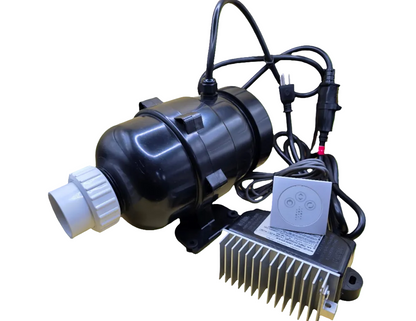 Whirly Bros KOHLER K-1036210 Air Blower Replacement System for air massage blowers, showing the blower unit.