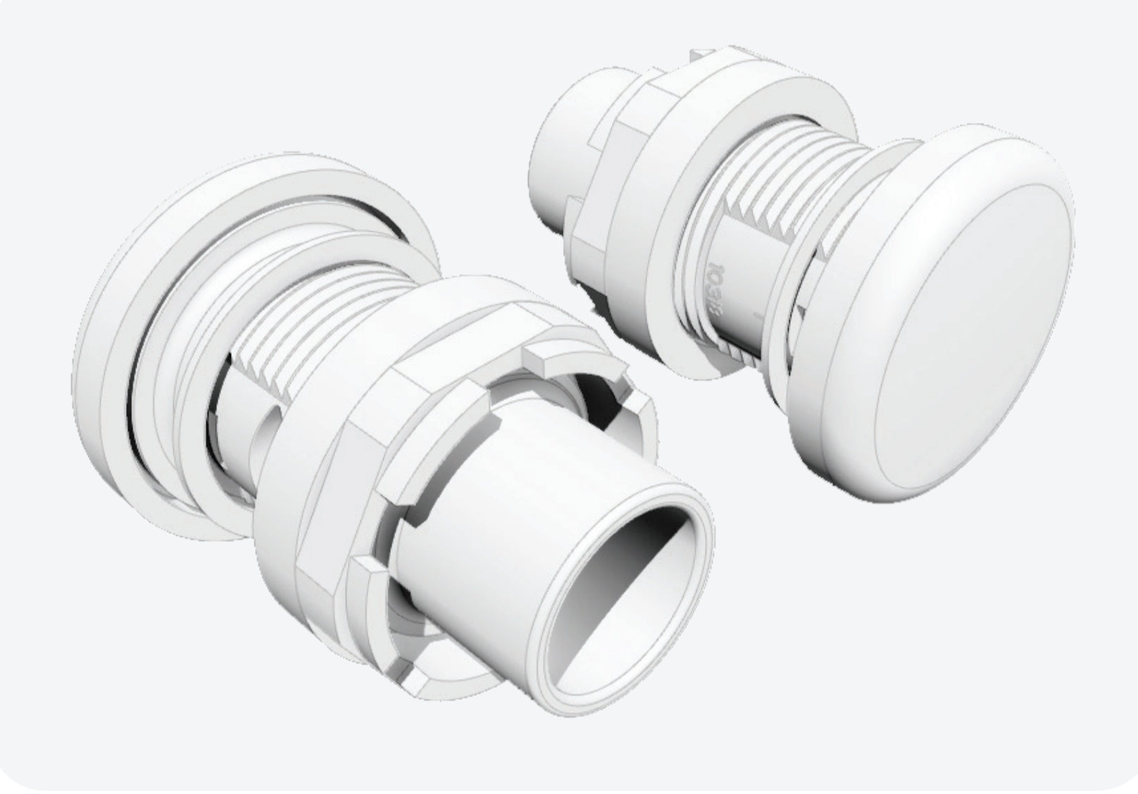 Balboa White Air Control by Whirly Bros
