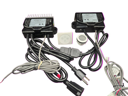 Whirly Bros AirMasseur Replacement Electronic Controls for Jason IDU-277-01-02-01 massage device showing control panel and buttons.
