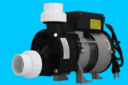 Whirly Bros NuWhirl Whirlpool Pump Model PX07500SCS, 3/4 HP, 5 AMP water pump with visible motor and pump components.