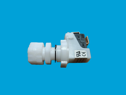 Whirly Bros Whirlpool Pump Air Switch Relay in white, ON-OFF control switch for washing machines or appliances.